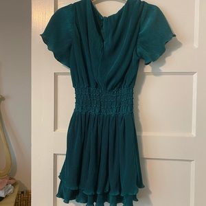 Small she+sky green dress